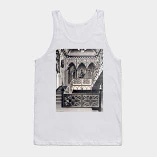 medieval environment castle stairs Tank Top